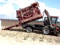 this is video of the new case cotton picker that produces its own modules without the need for module builders
