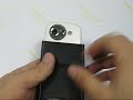 PDair Leather case for DoCoMo HT1100 - Flip Type (Black)