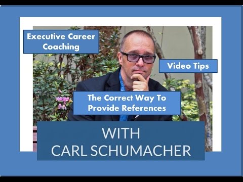 how to provide references