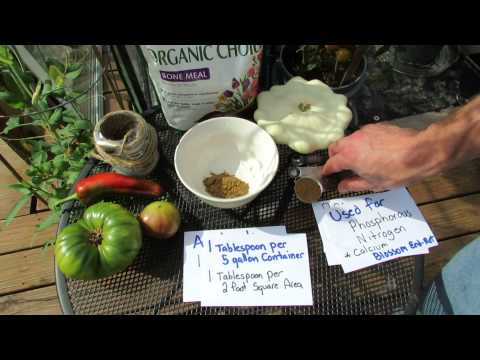 how to fertilize with bone meal