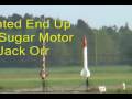 M class sugar rocket launch