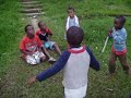 Garifuna kids dancing punta near the beach in Livingston, Izabal, Guatemala