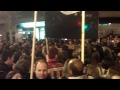 Punto de Salida desde el IES Jorge Juan, 18:45h. La cabeza YA había llegado a la estación de Renfe hacía 15 minutos!