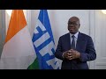 The President of the Ivorian Football Association Mr. Yacine DIALLO visiting FIFA Paris Office (FR)