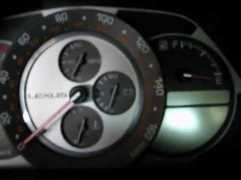 Lexus oil change and reset reminder light IS300 by froggy
