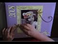 Classy Crafts - Decorating Linen Scrapbook Covers