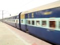Down Jammu Tawi-Kolkata Express rushing past Gobra