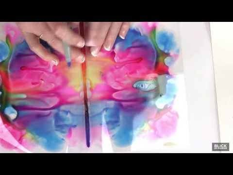 Decalcomania Glue Paint Symmetry Prints - Lesson Plan