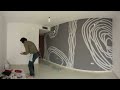 Una obra de arte en la pared del dormitorio (en 2 minutos)