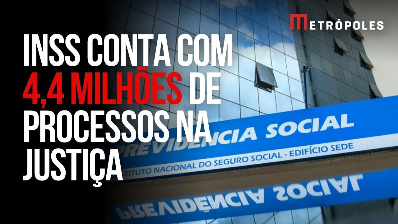 INSS é alvo de 4,4 milhões de processos na Justiça por benefícios