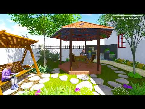 THIẾT KẾ SÂN VƯỜN NHÀ ANH HIẾU - THỦ ĐỨC