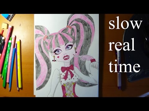 how to draw monster high