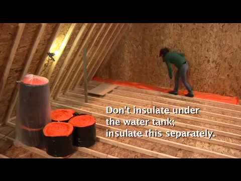 how to fit loft insulation