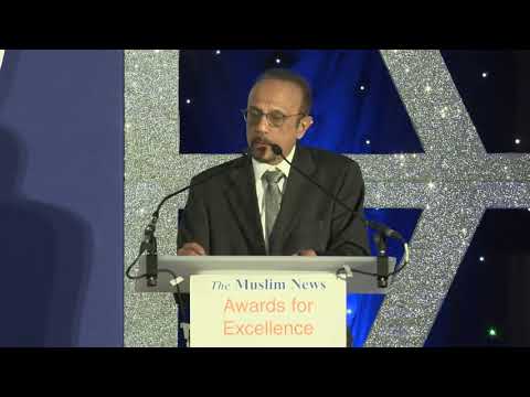 Ahmed J Versi, Editor of The Muslim News at 16th The Muslim News Awards for Excellence 2018