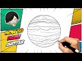 The Best 14 Jupiter Drawing Easy With Color