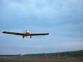 Air Tractor AT-402B Taking off at dawn