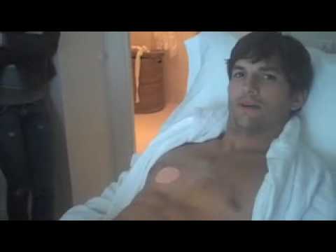 Watch 'Ashton Kutcher Gets Chest Waxed'