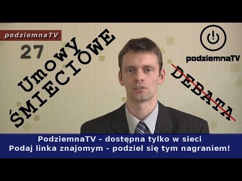 Likwidacja śmieciówek Likwidacja śmieciówek