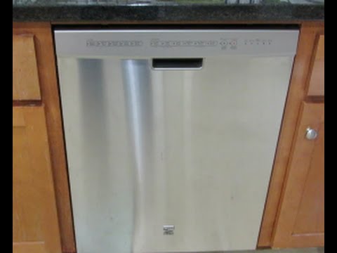 how to reset kenmore elite dishwasher