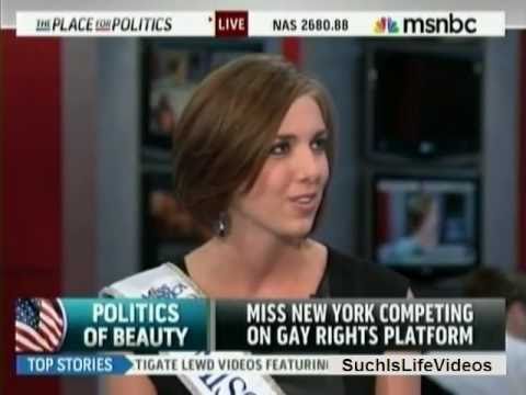 Miss New York Competing On Gay Rights Platform