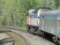 Skeena Train and passing freight