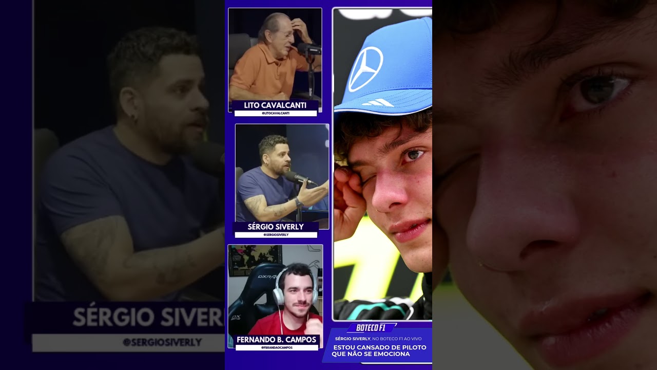 Kimi Antonelli CHOROU e a gente acabou gostando disso.