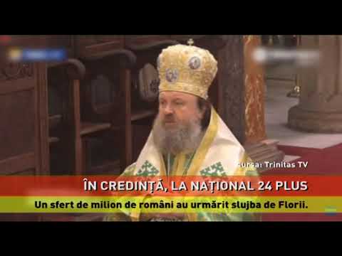 Național 24 PLUS, record de audiență la slujba de Florii