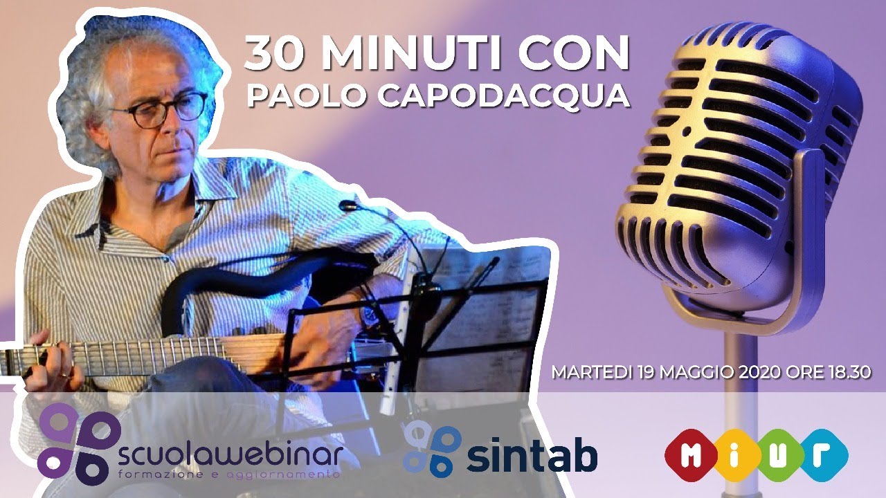 30 minuti con... Paolo Capodacqua - Parole e musica