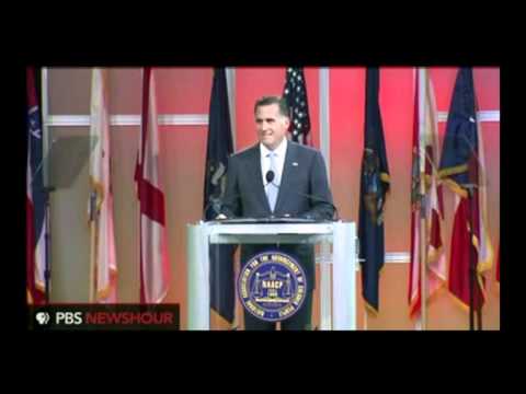 Mitt Romney BOOED at NAACP, Says Repeal Obamacare Video