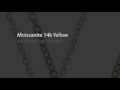 Moissanite 14k Yellow Gold Four-Prong Slide Pendant