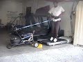 Speed development treadmill workout using the Bull Power Position Treadmill Sled from NLAAF