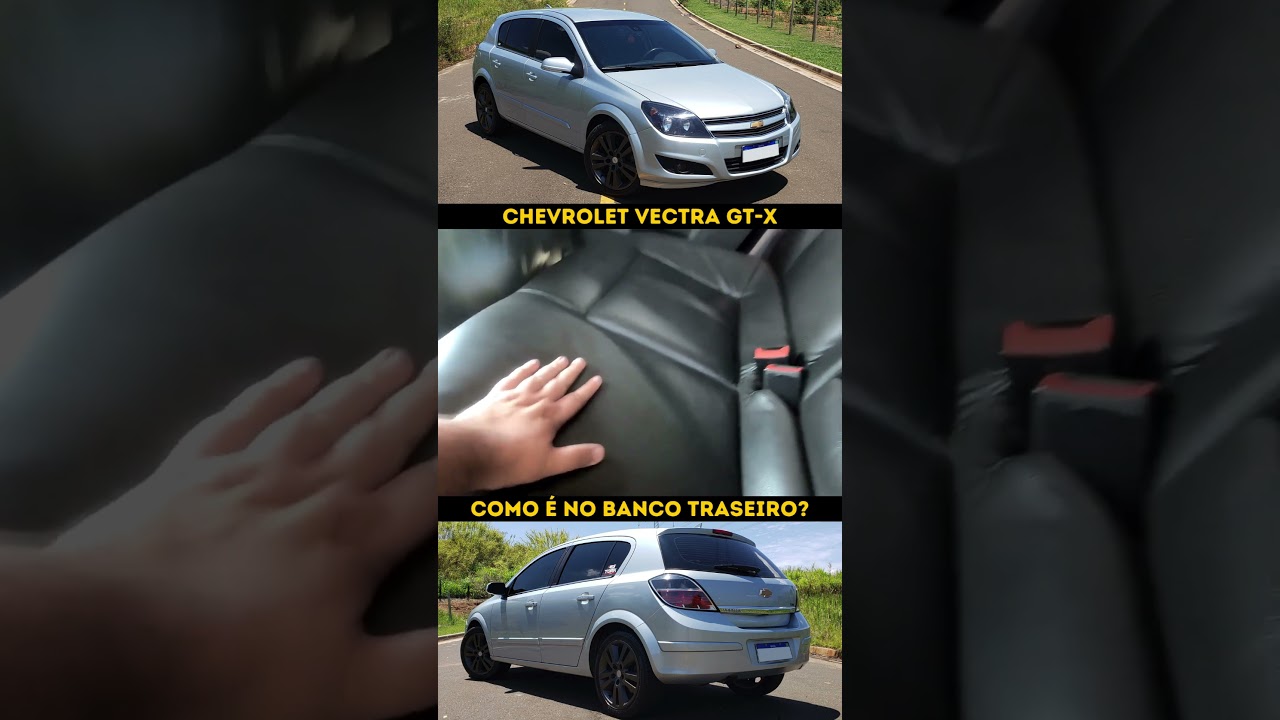 Difícil de achar bem conservado assim hoje, bora conhecer como é atrás do Chevrolet Vectra GT-X!