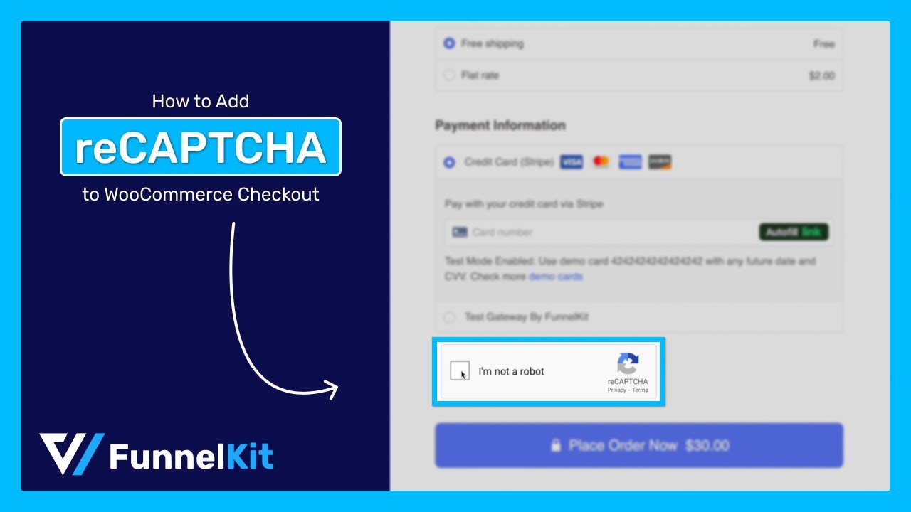 How to Add CAPTCHA to Your WooCommerce Checkout Page?