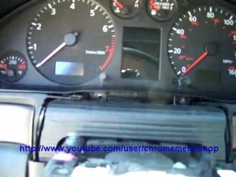 Instrument cluster removal – Audi A4 S4 A6
