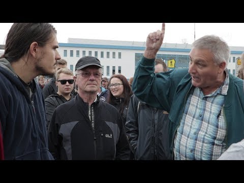 Chemnitz: Hass am Rande des Sachsengesprchs