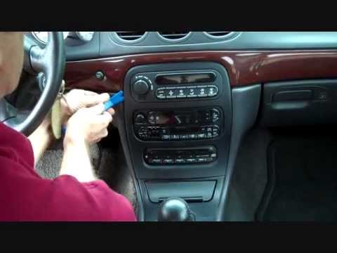 how to remove cd player from chrysler 300