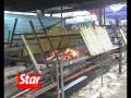 Hot and yummy lemang