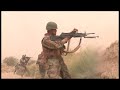afghan and us troops are involved in a major operation to drive the taliban out of districts surrounding kandahar. some of the fighting has been taking place in zahri, an area north of the city. broll shows afghan and us troops on patrol in operation dragon strike and returning fire as they assault through a possible ambush, and sweep the area of taliban. the us troops are from the 2nd platoon, c company, 2nd of the 502nd, 2nd brigade, 101st airborne division, the afghan soldiers are from the 205th corps. produced by william bonnett.