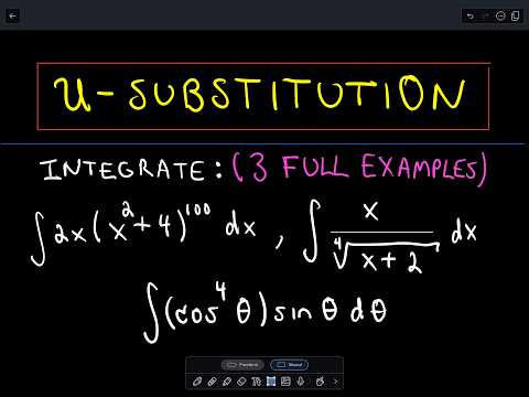 how to use the substitution method