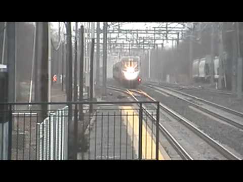 Acela Express 2158 flys by Old Saybrook CT