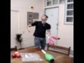 Randall juggling at Joluva