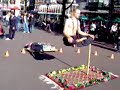 Tio volando en Amsterdam