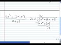 Dividing Polynomials; Algebra I Dividing Polynomials; Algebra I