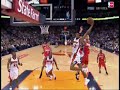 Brandan Wright soars for the lefty slammer!