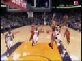 Brandan Wright soars for the lefty slammer!