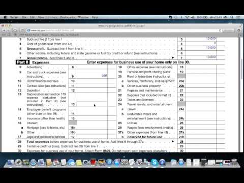 how to fill out a schedule c form