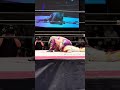 遠藤有栖が上原わかなを転がせてからキャメルクラッチで締め上げるもわかながなんとかロープに近づいていく 東京女子プロレス「第5回“ふたりはプリンセス”Max Heartトーナメント」2025年2月8日