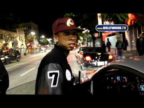 hollywoodtv - Departing My Studio with his wannabe gangsta entourage, convicted felon Chris Brown demonstrates for us once again he requires additional anger management cl...