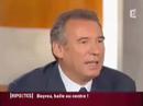 ripostes sur france 5. fran�ois bayrou estime que ses sept millions d'�lecteurs l'obligent � r�sister pour ne pas revenir au syst�me ancien.