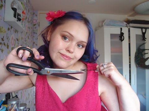 how to take in a dress